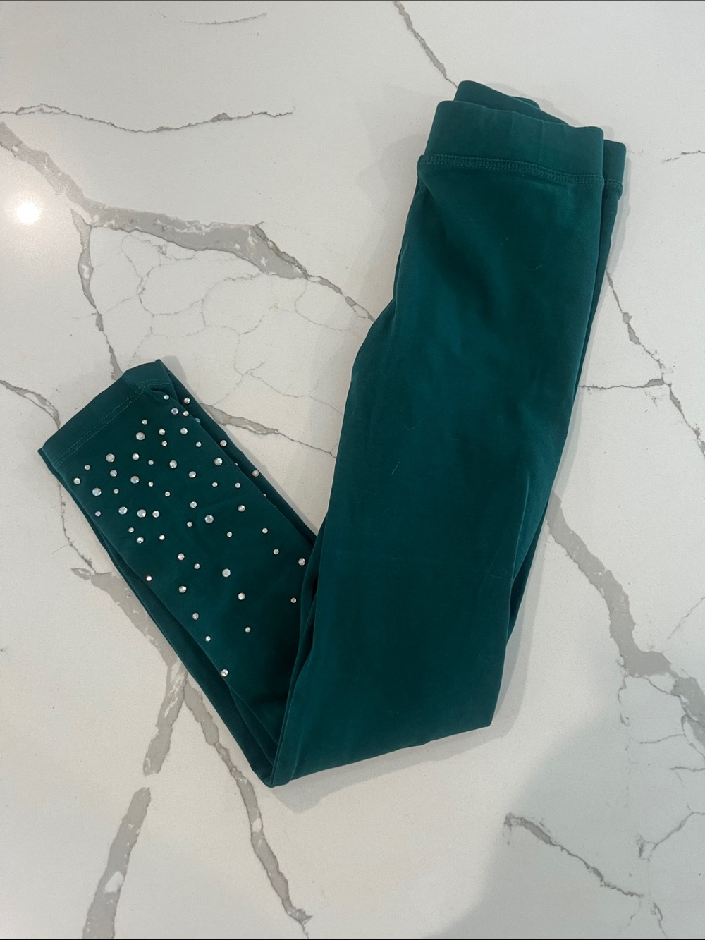 Kids crewcuts green leggings